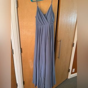 Bridesmaid dress light blue!